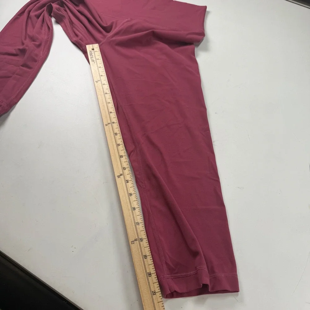 Lululemon‎ Align Crop Leggings Pink Rose High Rise 21 Inch Women's Size 8